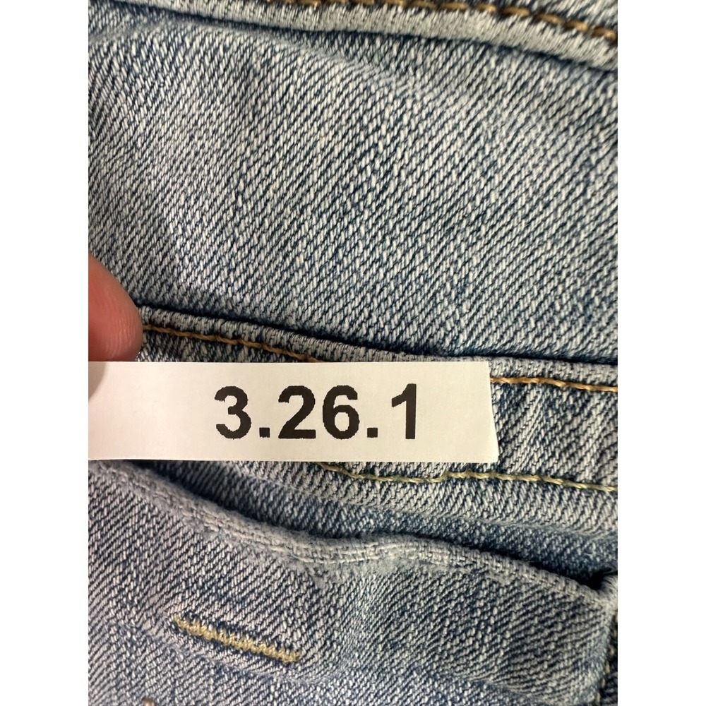 Guess Jeans Blue Red Tag Stretch Straight Leg Womens Size 27 MW2607 - Picture 9 of 9